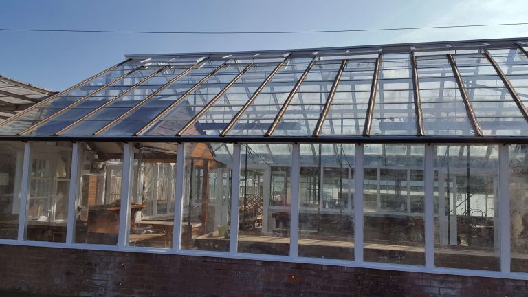 The Greenhouse repaired with Sylglas Original Waterproofing Tape