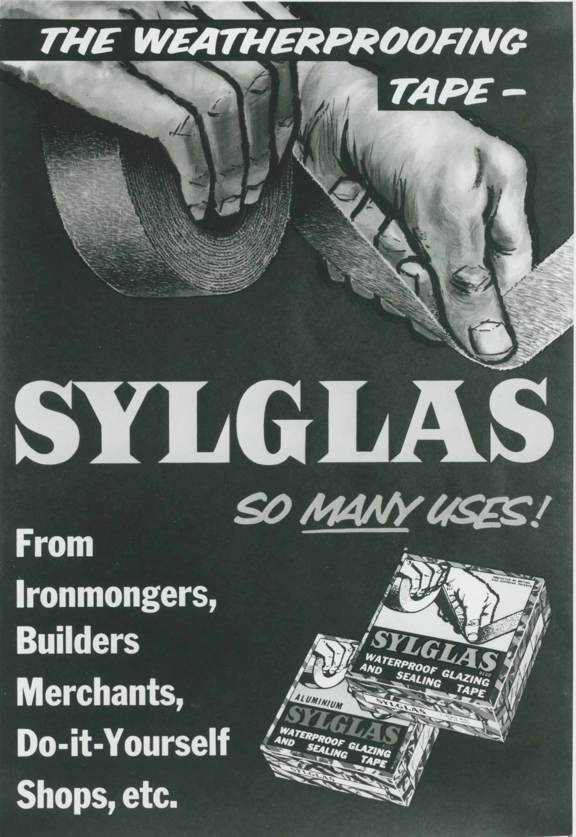 1950's poster for Sylglas products 