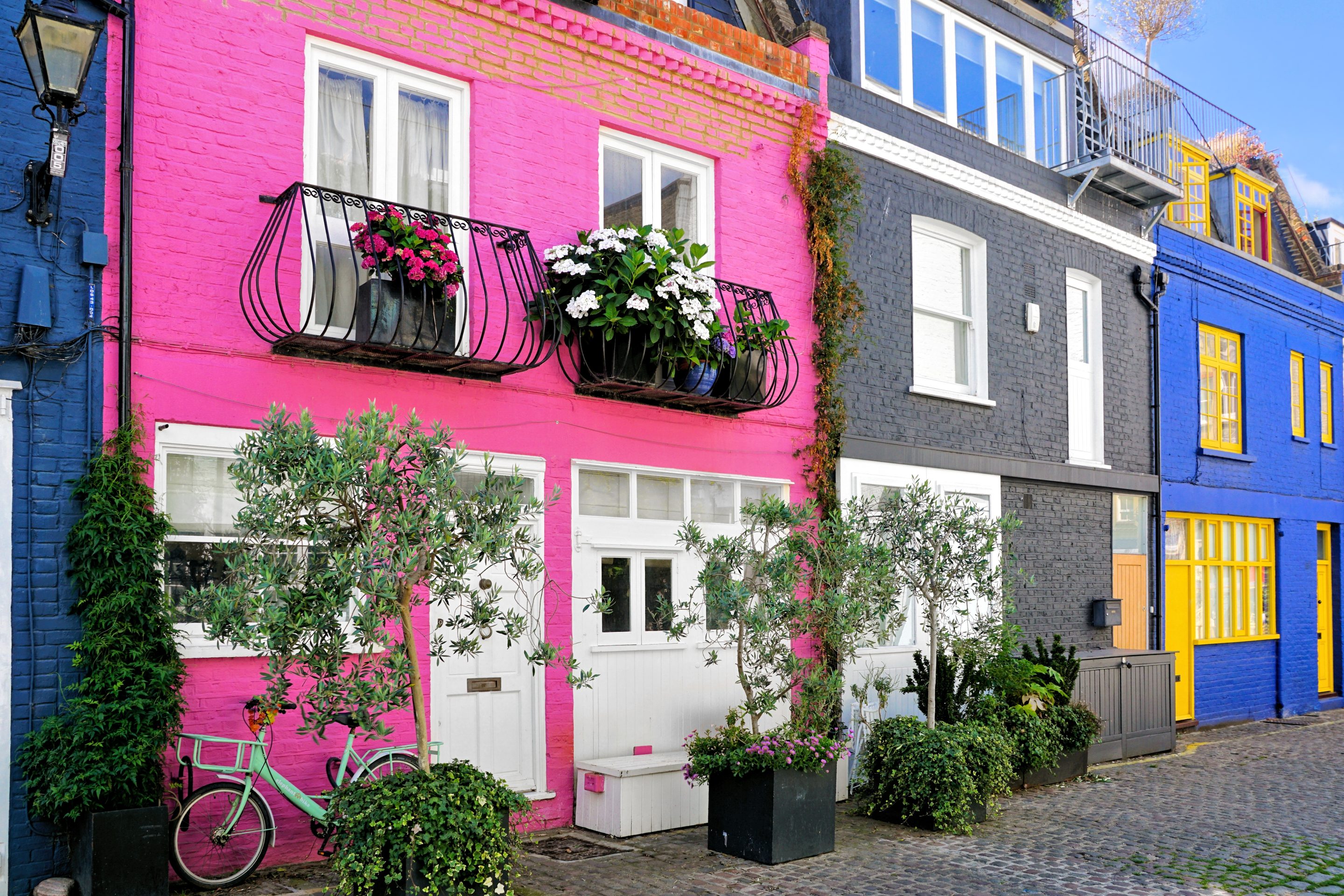 Row of cottages illustrating that Sylglas can be used on a variety of houses.